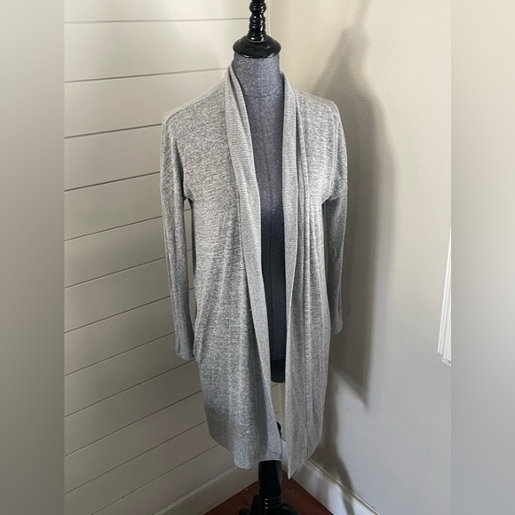 GAP Gray long cardigan - Picture 2 of 6